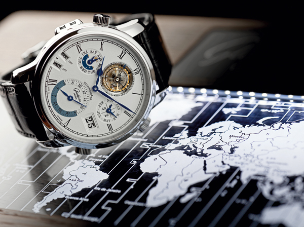 格拉苏蒂Grande Cosmopolite Tourbillon腕表，2012最新款手表